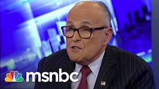 Rudy Giuliani Blacklash After Obama Comments | msnbc