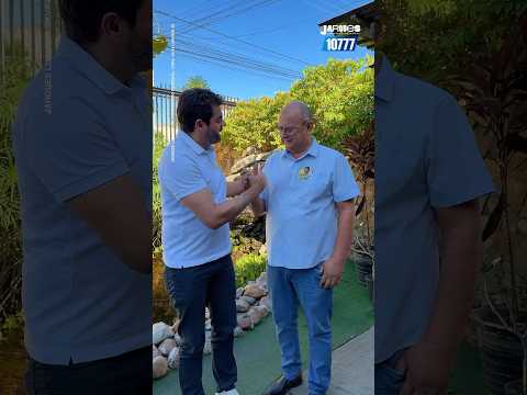 Recebendo o apoio do vereador Salomão, de São José de Espinharas! É hora de 10777!