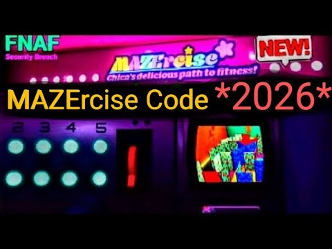 Mazercise Code *2026* | FNAF Security Breach *NEW*