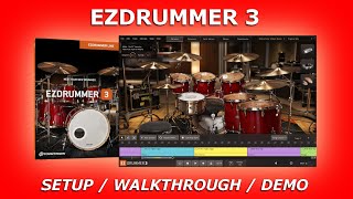 Video thumbnail for EZDRUMMER 3 | Installation / Setup / Demo with E-Drums and Pads by Stamatis Stabos