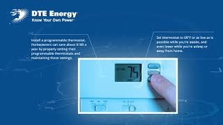 Use a Programmable Thermostat to Save This Winter | DTE Energy