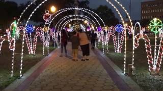 2016 Christmas lights Munn park Lakeland Florida