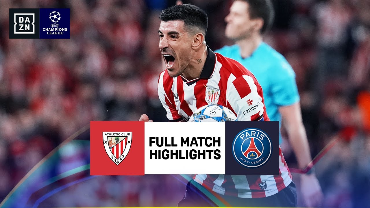 Athletic Club vs PSG | UEFA Champions League Highlights | Matchday 6 | 2025-2026