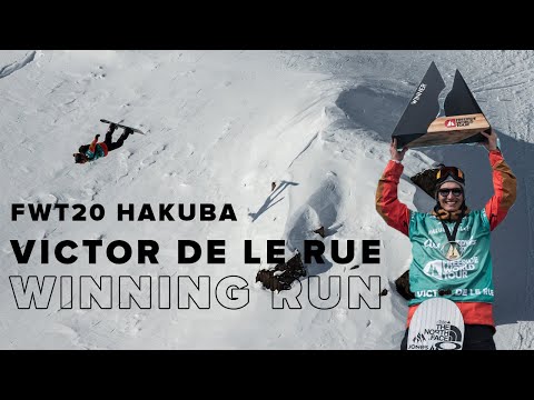 FWT20 Hakuba | Victor De Le Rue Snowboard Men Winning Run