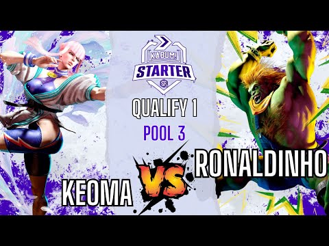 SF6 👊 Keoma (Manon) vs RonaldinhoBR (Blanka) 👊 KaBuM! Starter Street Fighter 6 - Qualify 1 - Pool 3