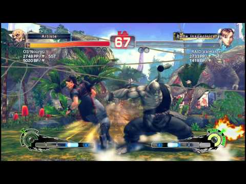 OS Nouryu (Gouken) vs RAID Valmaster (Chun-li) USF4 Endless