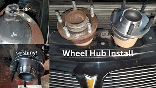 GTO wheel hub replacement