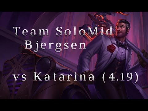 TSM Bjergsen Jayce MID vs Katarina Season 4 (4.19) League of Legends LoL Pro SoloQ