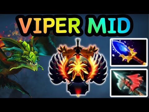 🔥 VIPER MID — POISON DAMAGE GOES INSANE | DOTA 2 GAMEPLAY 🔥