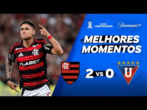 FLAMENGO 2 X 0 LDU - CONMEBOL LIBERTADORES 2025 | Paramount Plus Brasil