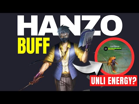 NEW HANZO BUFF IS UNSTOPPABLE! Unlimited Energy? + Trinity Build (Solo Rank Guide)