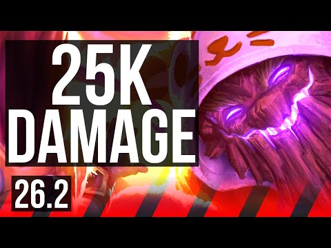 MAOKAI vs BLITZCRANK (TOP) | 25K damage | KR Diamond | 26.2