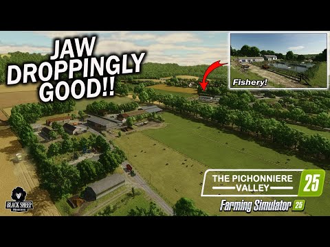 THEIR BEST MAP!! PICHONNIERE VALLEY! NEW MOD MAP! (TOUR/REVIEW!) Farming Simulator 25