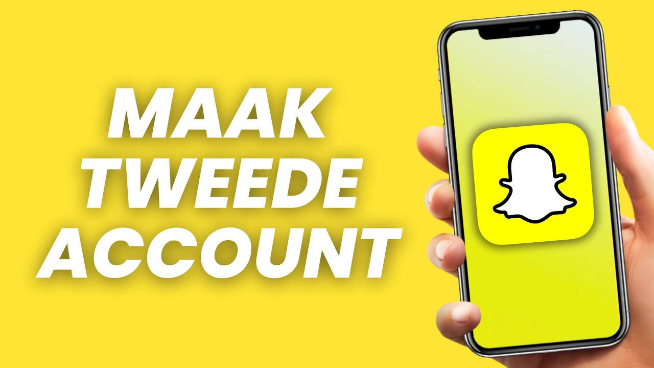 Een tweede account aanmaken op Snapchat en wisselen tussen accounts
