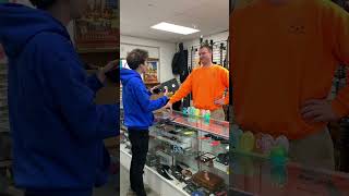 Selling ridiculous items at a pawn shop