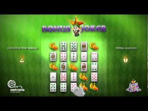 "Joker Win" Juego Videobingo BONUS