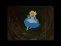 Alice In Wonderland 1951 Alice Falls Down The Rabbit Hole 35mm Film Scan