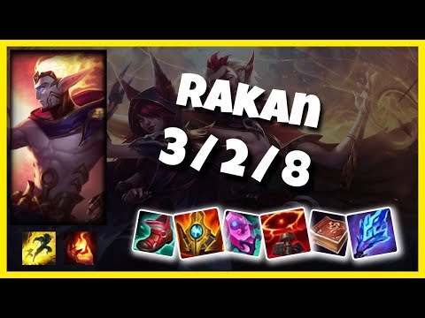 Rakan vs Alistar OCE Challenger SUPPORT (3/2/8) - v11.4
