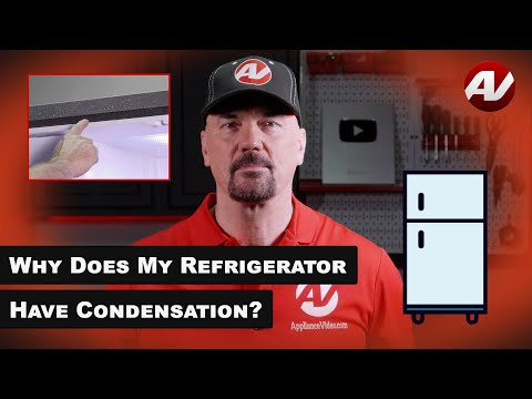 Why do I have Condensation Water Drops inside or around my Refrigerator?
