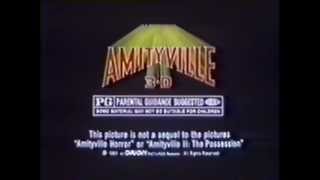 Video trailer för Amityville 3-D 1983 TV trailer
