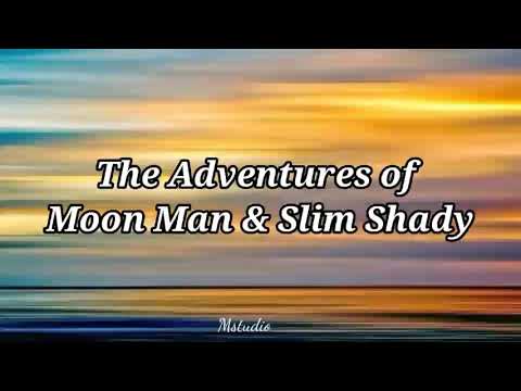 Kid Cudi/ ft. Eminem - The Adventures of Moon Man & Slim Shady (Lyric / Lyric Video)