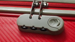 Aristocrat Suitcase Lock Reset/Unlock