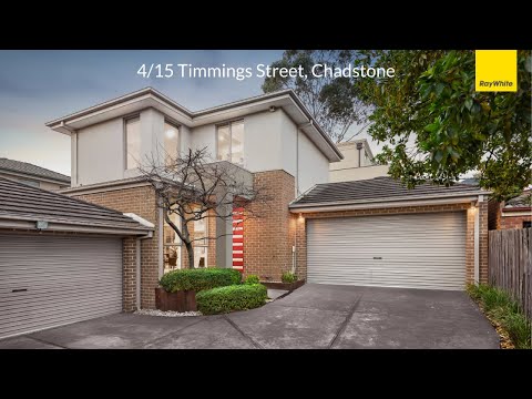 4/15 Timmings Street, Chadstone, VIC 3148, 3房, 2浴, Townhouse