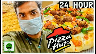 Rs 1700 bill 😳 Pizza Hut For 24 Hour Food Challenge | Veggie Paaji