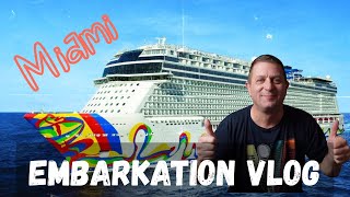 NCL Encore Embarkation Day VLOG