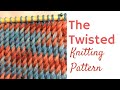 🌪 The Twisted Knitting Stitch Pattern - Slanted Knitting Stitch 😱