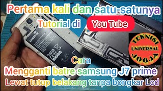 Download lagu Cara mengganti batre samsung J7 prime lewat tutup belakang tanpa bongkar lcd,hidupkan samsungj7prime mp3