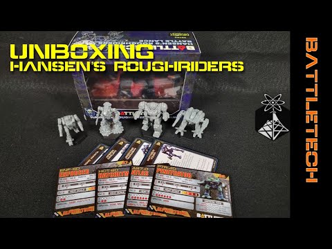 Battletech: Hansen's RoughRiders Battle Lance Unboxing - ION Radio