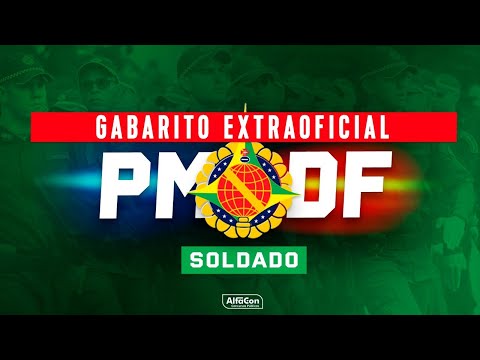 CONCURSO PM DF 2023 - Gabarito Extraoficial - AlfaCon