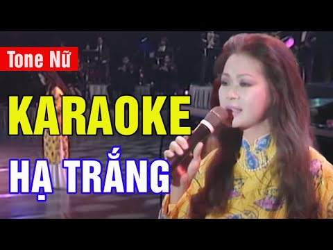 Hạ Trắng Karaoke Tone Nữ | Khánh Ly | Asia Karaoke Beat Chuẩn