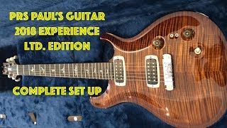 Video thumbnail for Experience USA PRS 2018 Paul’s Guitar Limited Edition Complete Set Up Hardtail and Happy 2019! by Cesar All Guitar