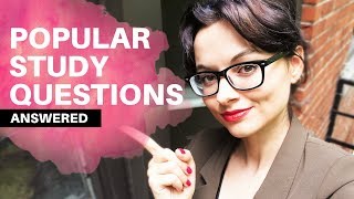 STUDY QUESTIONS - ANSWERED // Most Popular Questions Asked by Students