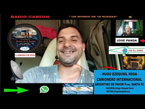 HUGO ROSA  CAMIONERO INTER. ARGENTINO DE PAVON SANTA FE, COMPARTE SU HISTORIA  DE PASION CAMIONERA