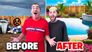 I Surprised my Dad with his DREAM BACKYARD