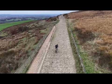 Rivington Pike MTB descent | DJI Mini 5 Pro ActiveTrack360 | Haibike AllMTN3 e-MTB