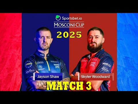 HIGHLIGHTS | Jayson Shaw - Skyler Woodward | Match 3 | 2025 Mosconi Cup