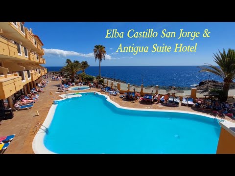 Fuerteventura Caleta de fuste Elba Castillo San Jorge & Antigua Suite Hotel Tour 