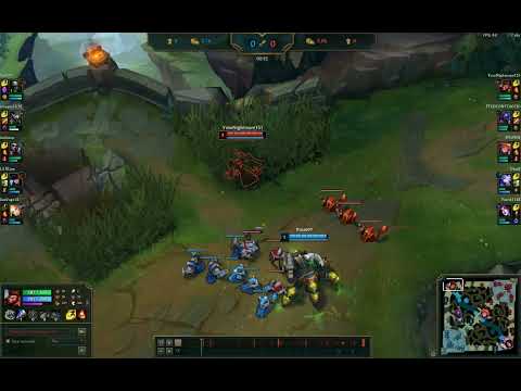 Wukong vs Urgot in lvl-1 (League of legends)