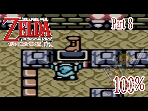 The Legend of Zelda Link's Awakening DX (ゼルダの伝説 夢をみる島) 100% (Part 8) Key Cavern [ HD ]