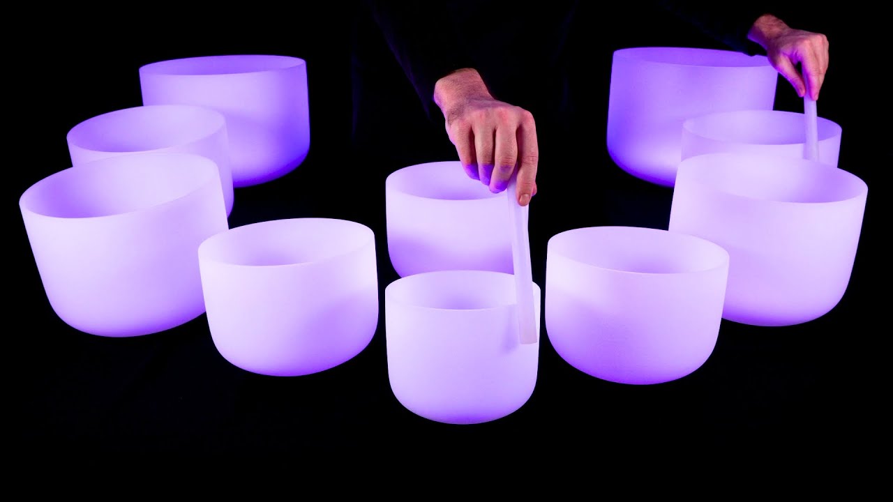 Crystal Bowls for Deep Sleep 🌀 Chakra Alignment Vibrations 432 Hz