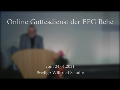 Predigt vom 24.01.2021