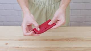 Яскрава шкіряна ключниця Grande Pelle 11353 червоний