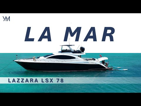 Thumbnail for 24M Lazzara Luxury Charter Yacht Cruising Gold Coast Seaway | Available For Sale Now