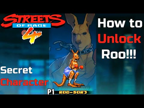 SOR4 How to Unlock Roo from SOR3 - Streets of Rage 4