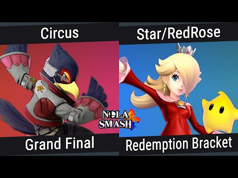 NOLA Smash Weekly 299 Redemption Grand Finals - Circus (Falco) VS Star/RedRose (Rosalina & Luma)