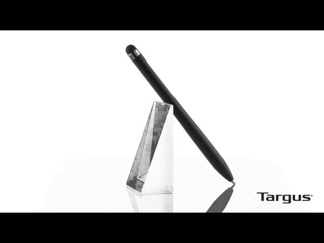 Video Teaser für Targus 2 in 1 Pen Stylus for all Touchscreen Devices - Black - AMM163EU